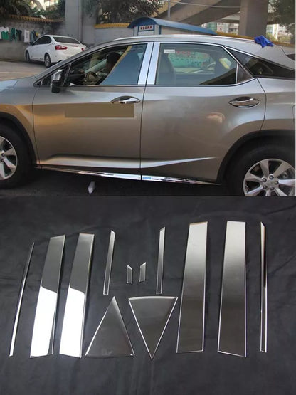 Pillar Post Trim Window Cover for Lexus RX350 RX450h 200t (2016-2019)