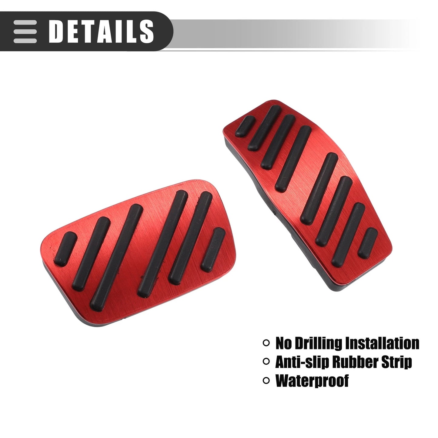 1 Set Brake and Accelerator Pedal Covers for Chevrolet Cruze (2009 - 2020)