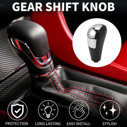 Automatic Gear Shift Knob for Ford Focus MK2 2005-2012 Black Silver Tone