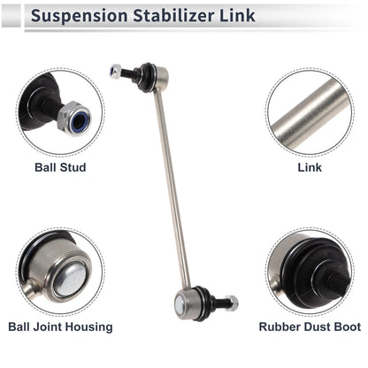 Front Stabilizer Bar Links 2 x Bushing for Jeep Patriot (2007-2017)