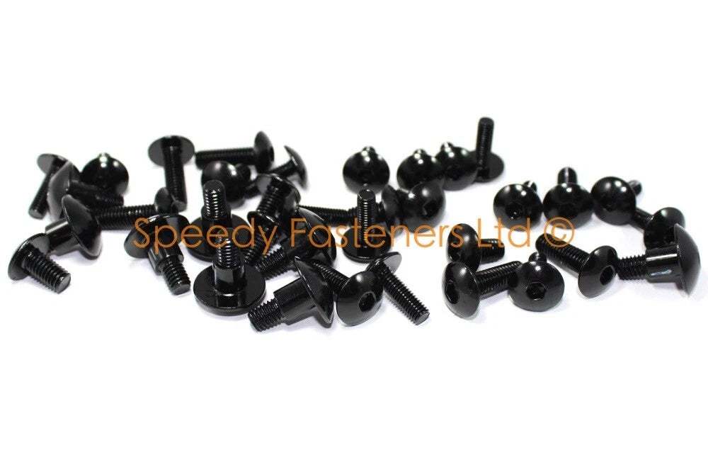 Black Aluminium Screws for Honda CBR600RR (2003–2006)