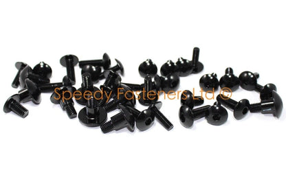 Black Aluminium Screws for Honda CBR600RR (2003–2006)