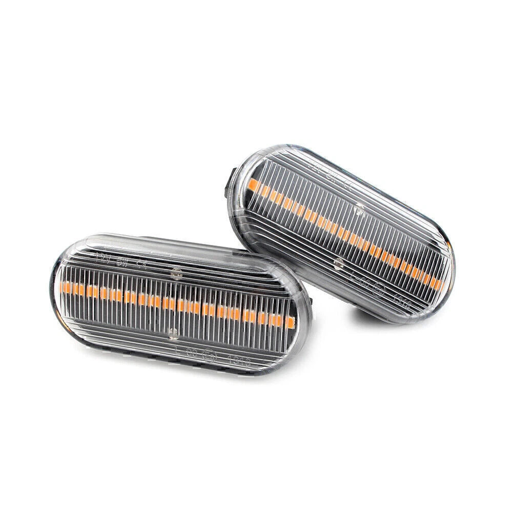 LED Side Marker Lights for Volkswagen VW Bora Golf 3 4 Amber Clear