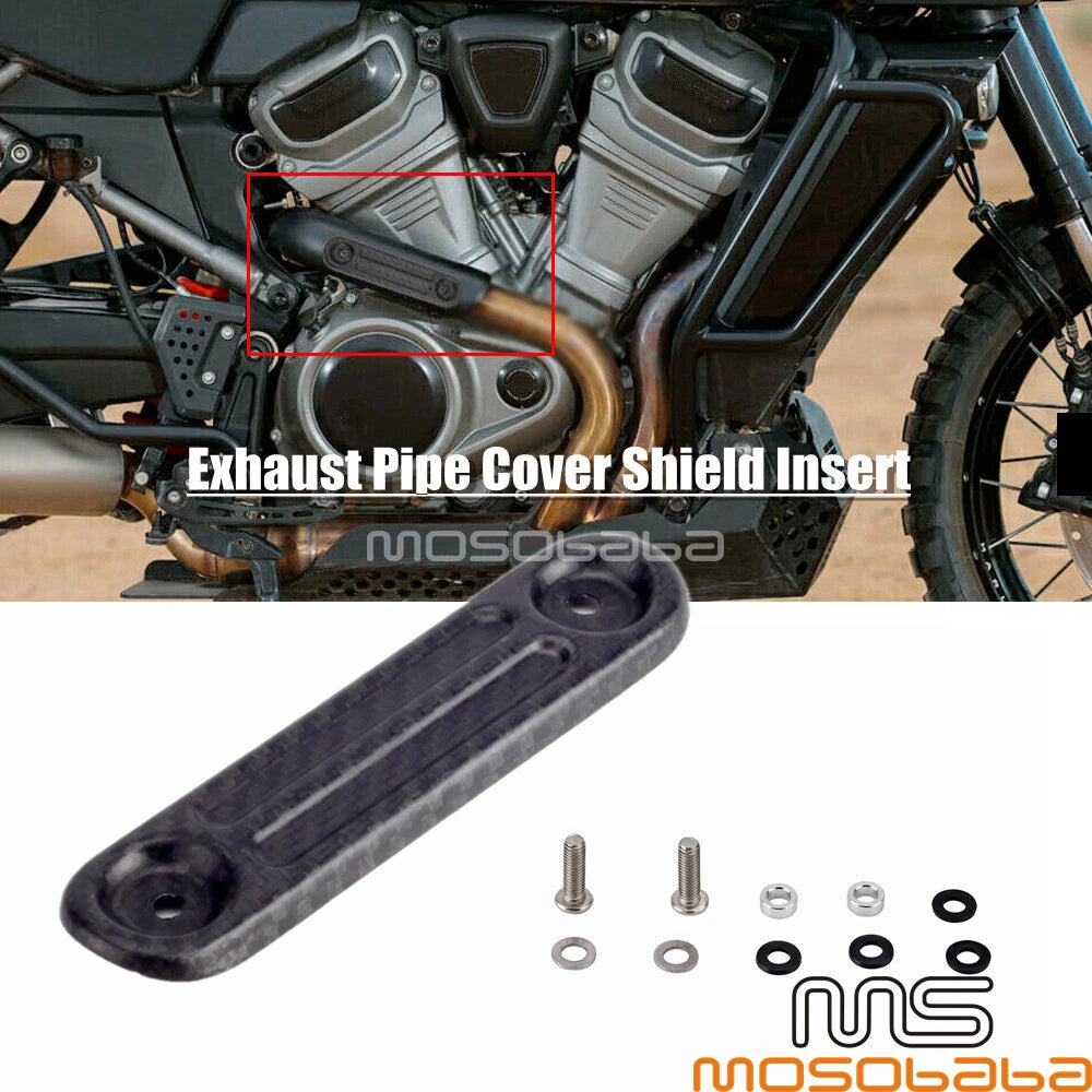 Carbon Exhaust Shield Insert for Harley PANAMERICA 1250 S (2021-2023)
