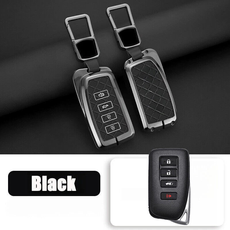 Zinc Alloy Leather Car Key Case Cover for Lexus RC RX ES NX LS LX IS GS RC300