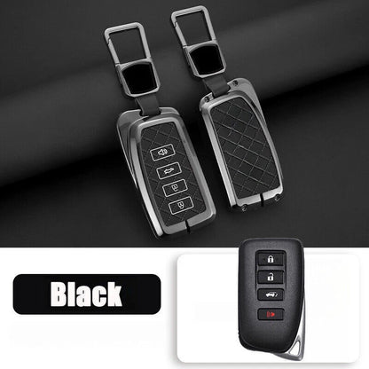 Zinc Alloy Leather Car Key Case Cover for Lexus RC RX ES NX LS LX IS GS RC300
