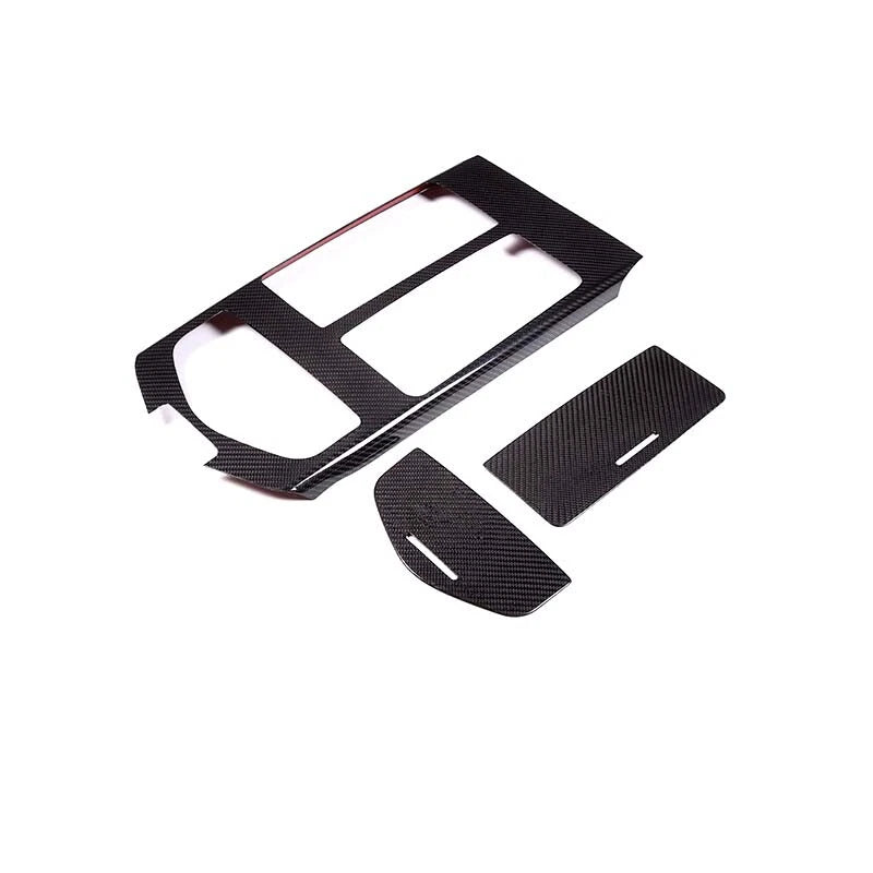 For Maserati Ghibli 17-22 Dry Real Carbon Fiber Center Console Panel Cover Trim