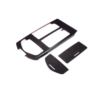 For Maserati Ghibli 17-22 Dry Real Carbon Fiber Center Console Panel Cover Trim