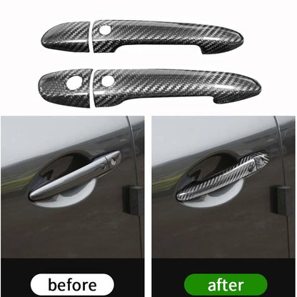 Dry Carbon Fiber Exterior Door Handle Cover Trim for Mazda MX-5 Miata 2018-2024