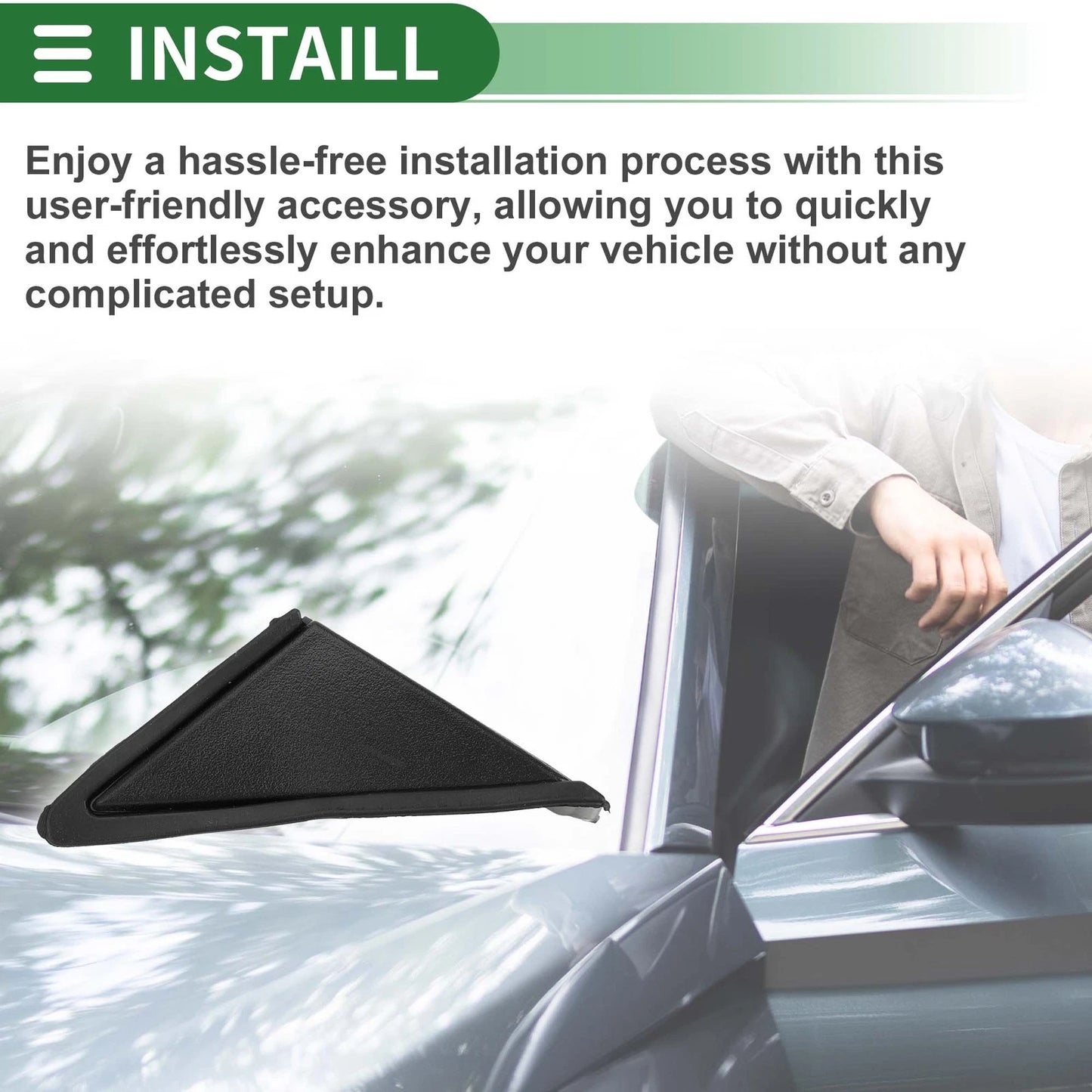 Front Right Pillar Triangle Trim for Kia Sportage (2011-2016)