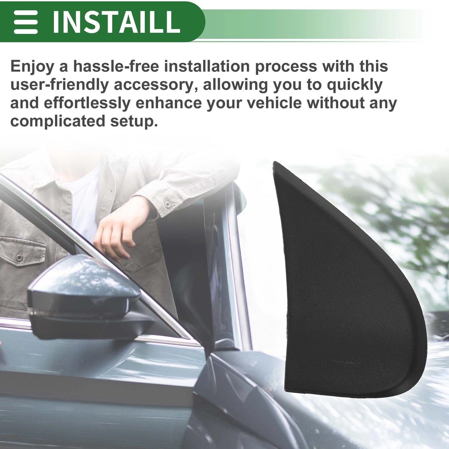 Front Right Side Pillar Triangle Trim for Dodge Journey (2011-2020)