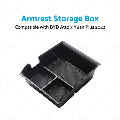 Console Armrest Storage Box for BYD Atto 3 Yuan Plus (2022)