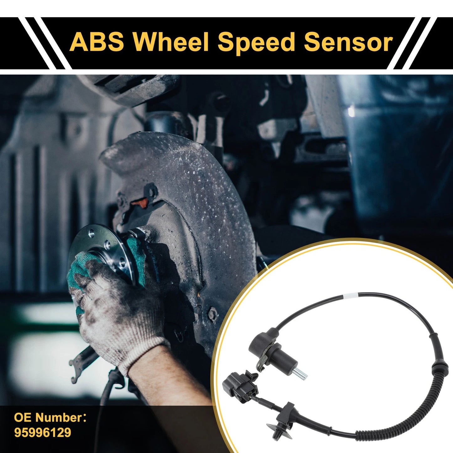 ABS Wheel Speed Sensor for Chevrolet Aveo Rear Left (04 - 11)