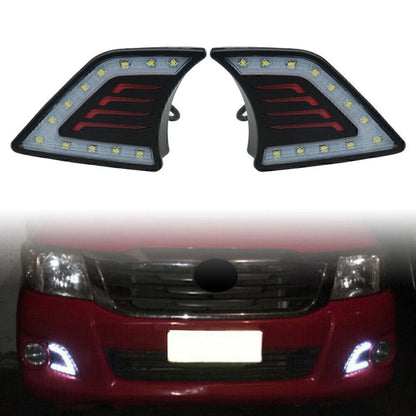 2 x LED Daytime Running Lights for Toyota Hilux Vigo (2011-2014)