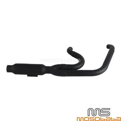 Full 2-into-1 Exhaust Muffler for Harley Dyna Super Glide Custom (2006-2017)