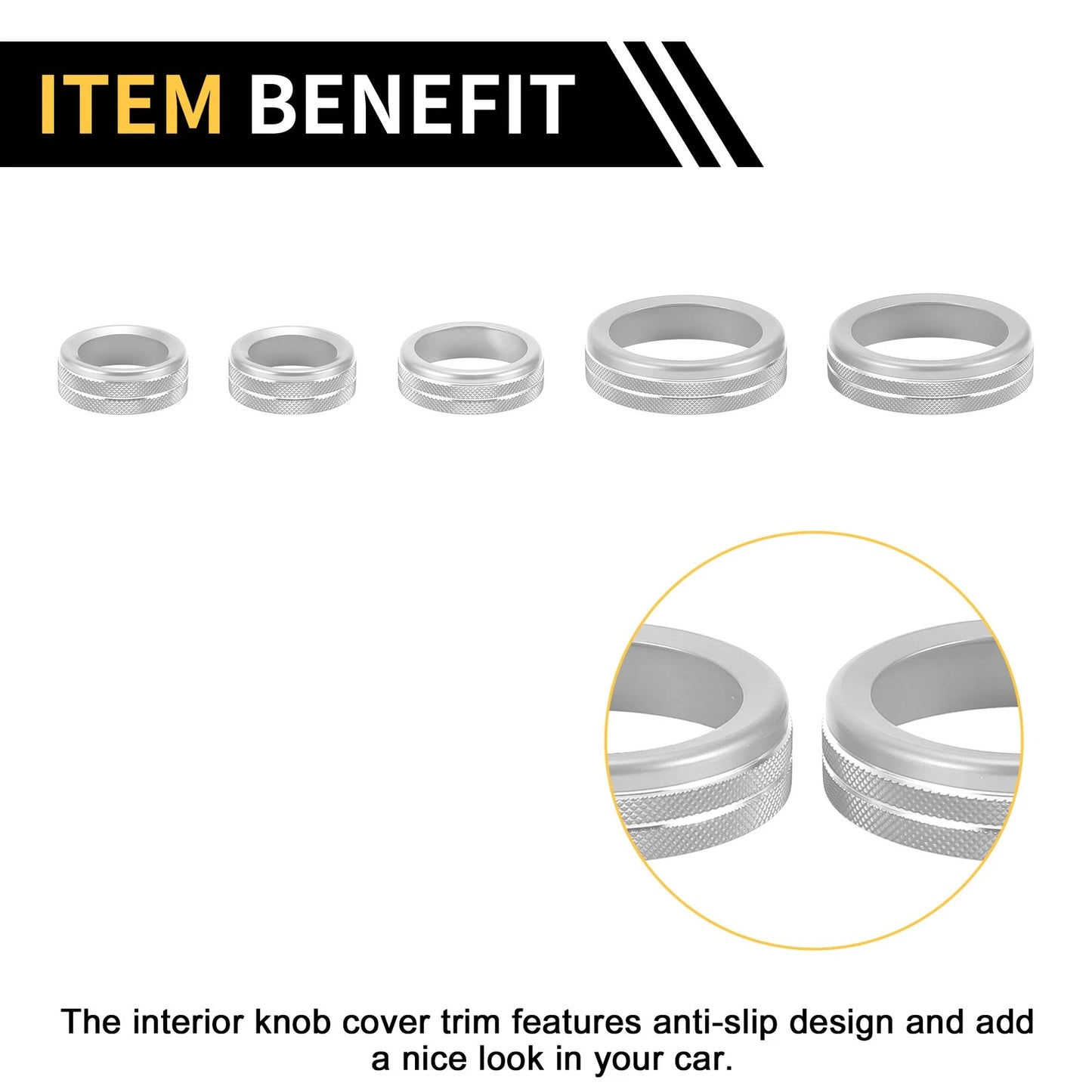 Air Conditioner Volume Switch Knob Cover Ring for Ford Maverick (2022)