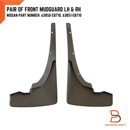 4x4 Mud Flap Guards for Nissan Navara D40 (2004-2014)