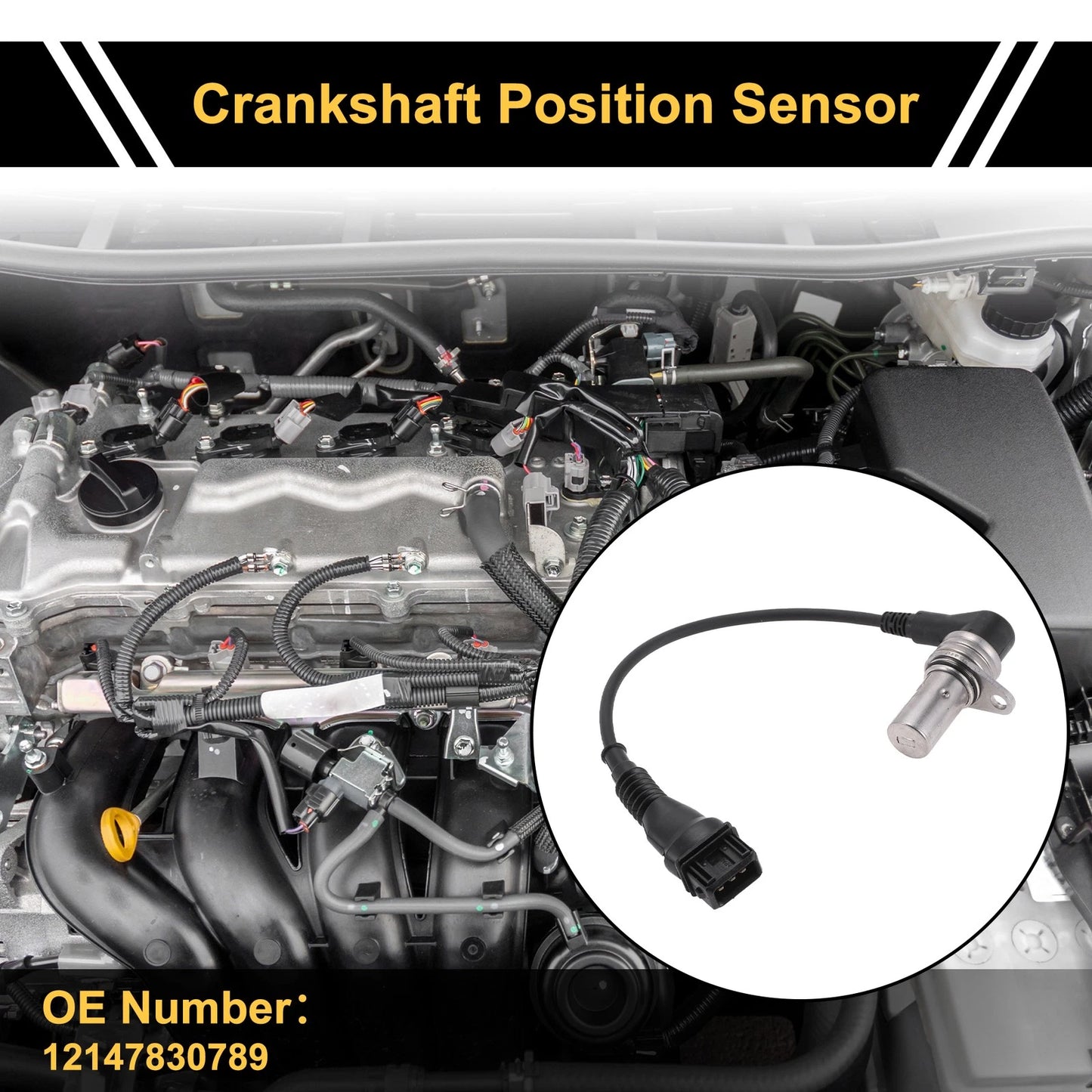 Crankshaft Position Sensor for BMW Z3 M Coupe E36 3.2 (2001-2003)