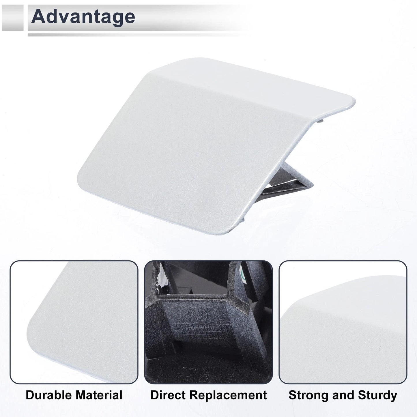 Front Left Bumper Headlight Washer Nozzle Cover for BMW X5 (2014-2018)
