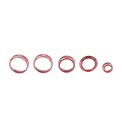 Red Console Volume AC Switch Button Ring for Lexus NX250 NX350h (2022-2024)
