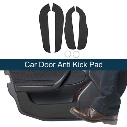Car Door Anti Kick Pad Sticker Protector for Ford Edge (2015) - Black Set