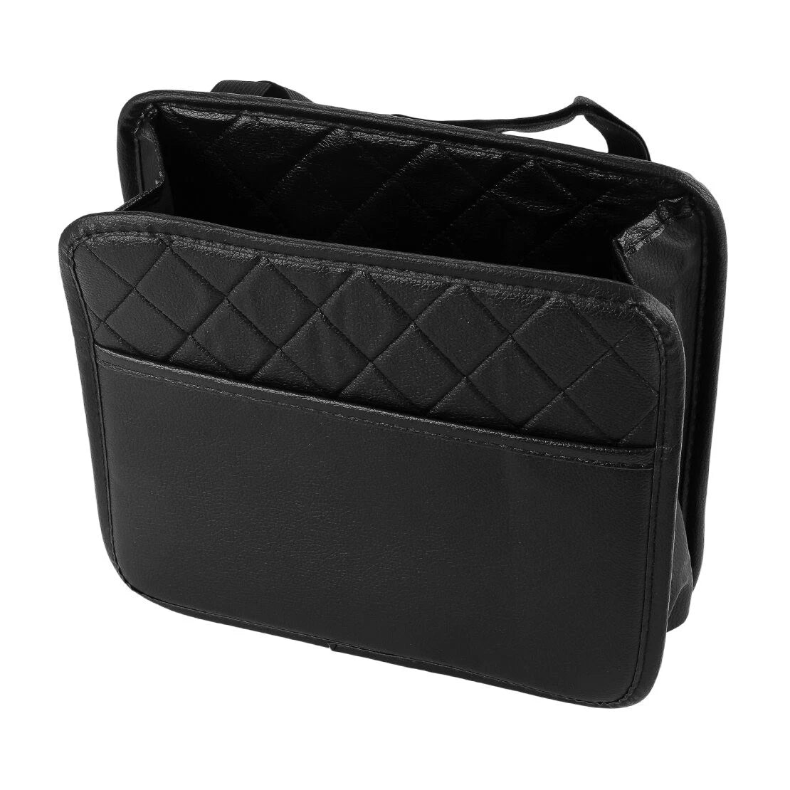 Car Rear Seat Organizer PU Leather Storage Tablet Holder