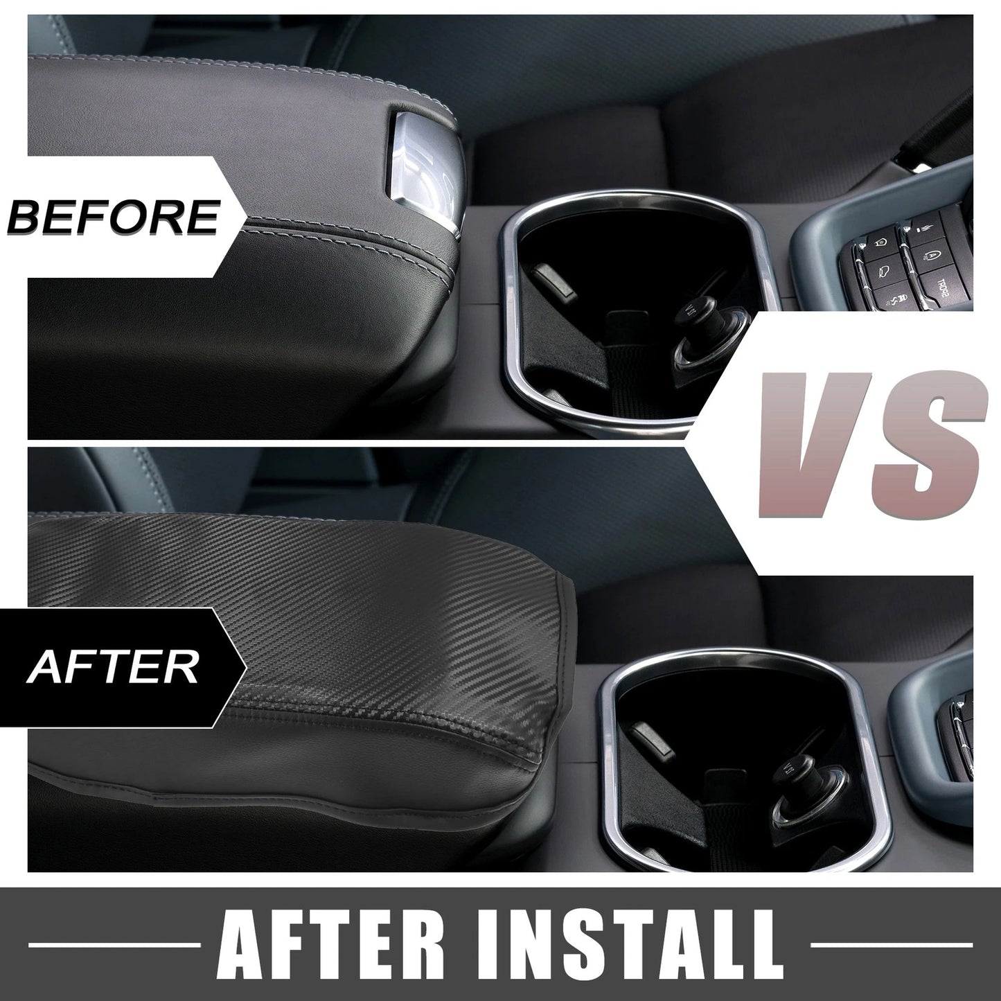 Faux Leather Armrest Cover for Toyota Camry (2007-2011)