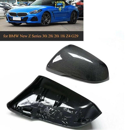 L+R Carbon Fiber Side Mirror Covers for BMW F52 X1 F48 F49 G29 (2016-2023)