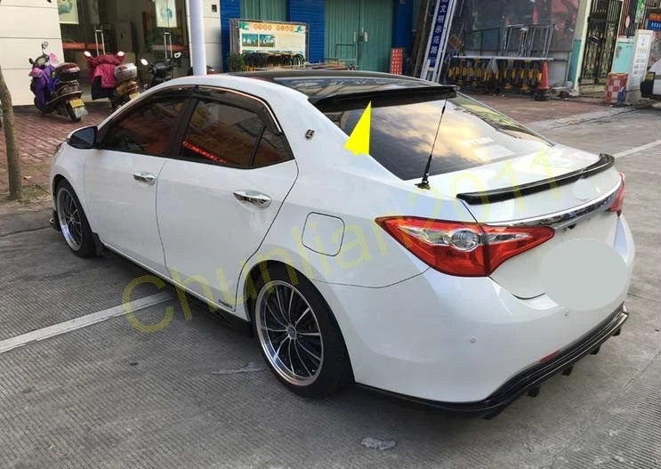 Rear Roof Spoiler Wing ABS for Toyota Corolla 2014-2018 4dr Sedan