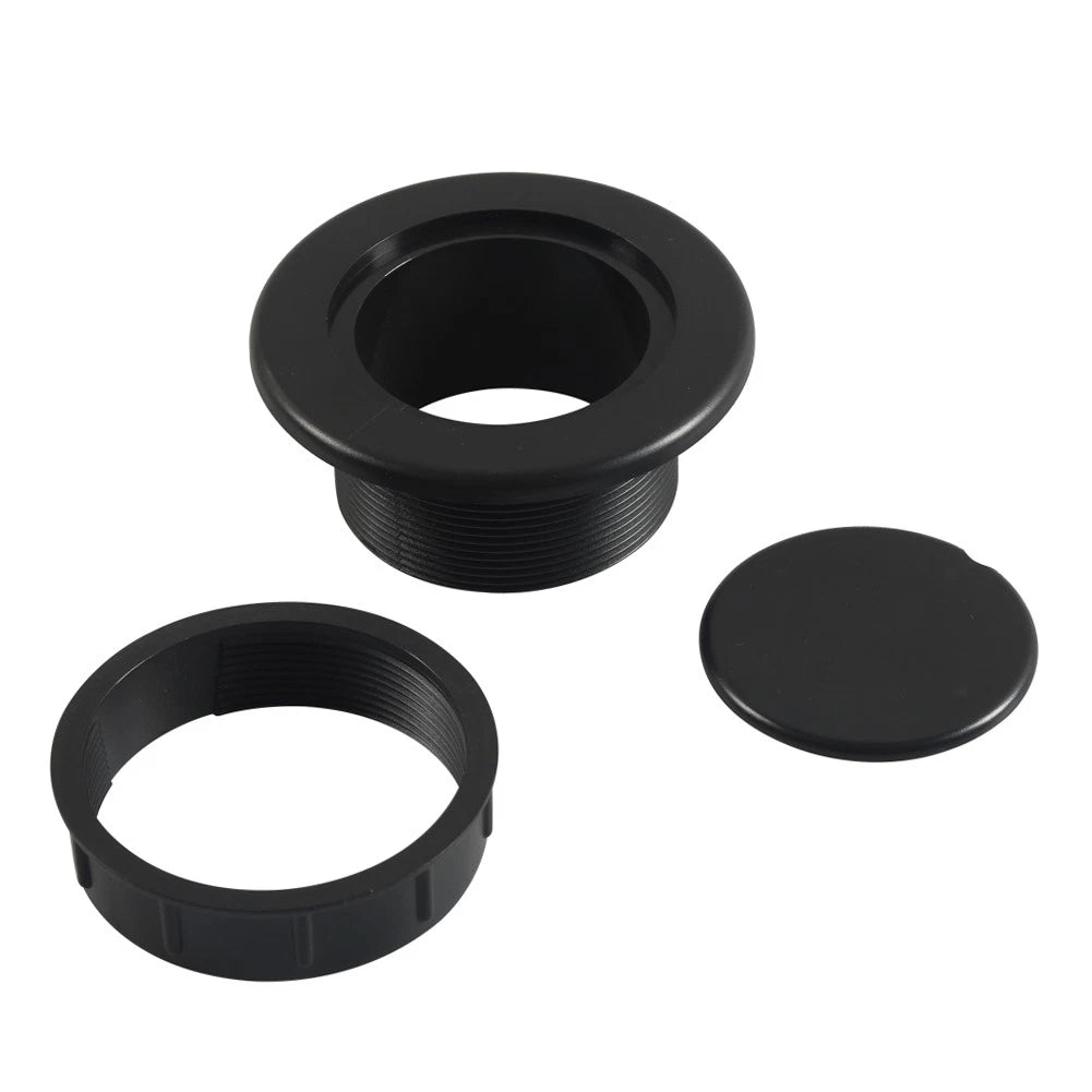 Umbrella Hole Ring Plug Cap Set for Outdoor Table Cover Black