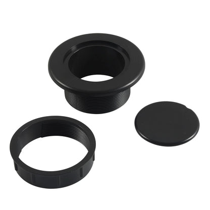 Umbrella Hole Ring Plug Cap Set for Outdoor Table Cover Black