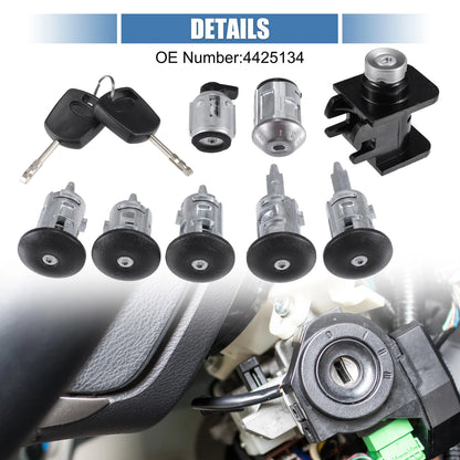 Ignition Lock Cylinder Key Set for Ford Transit Connect (2002-2012)