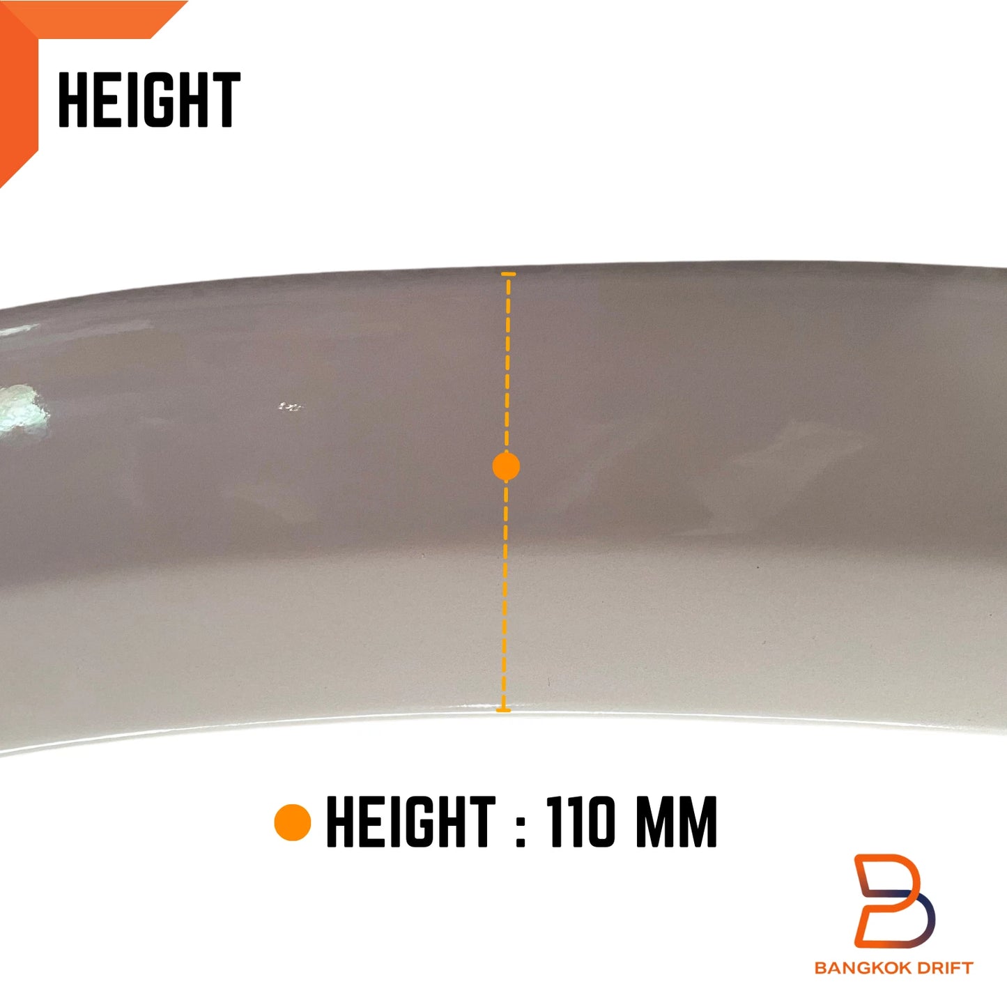 Silver Fender Flare Wheel Arch for Toyota Hilux LN167 LN147 (1997-2005)