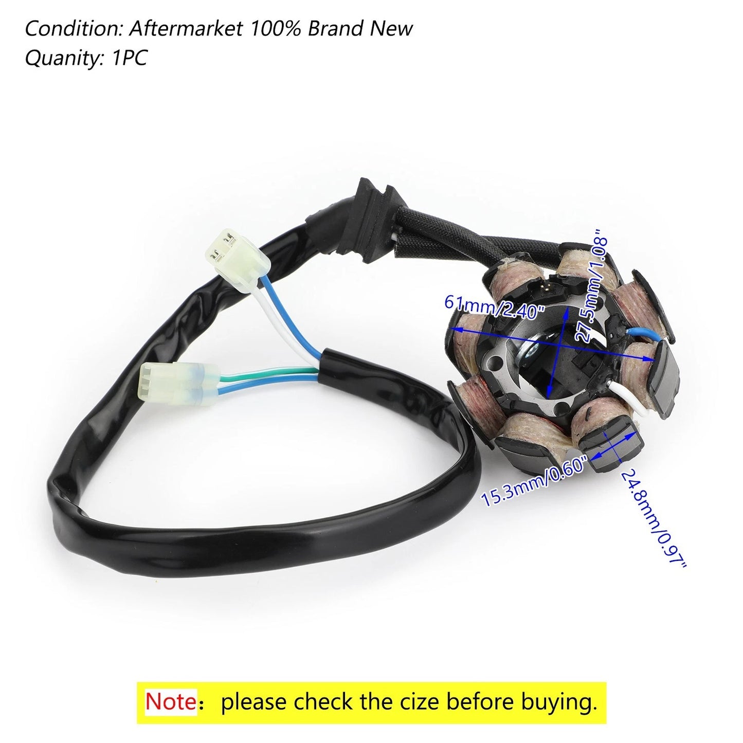 Alternator Stator for Honda CRF 150R / CRF 150RB (2007-2009, 2012-2024)