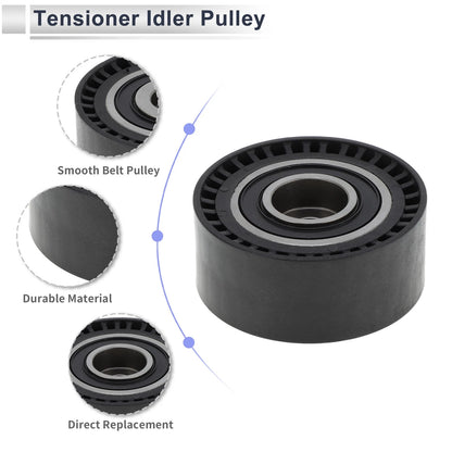 Drive Belt Idler Pulley for Mercedes-Benz C-Class (2017-2023) Black