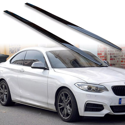 Side Skirt Extension Panel Lip for BMW 2 Series F22 F23 (2014-2021)
