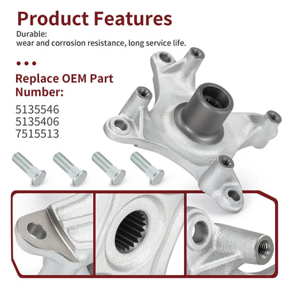 Rear Left/Right Hub & Bolt for Polaris Hawkeye 300 2x4 (2006-2011)