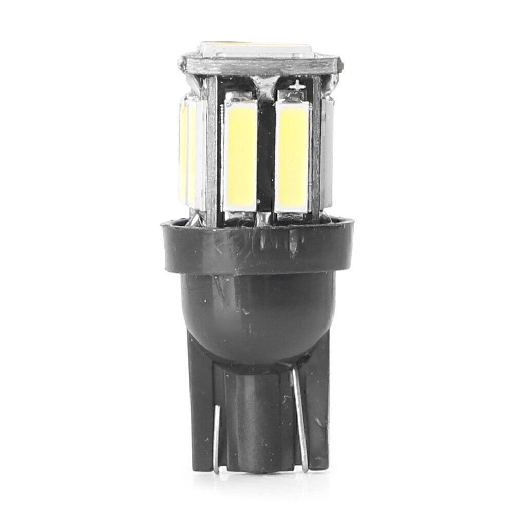 1x T10 7020 White LED 10SMD Dome Map Light Bulb for Car (No Year Specified)