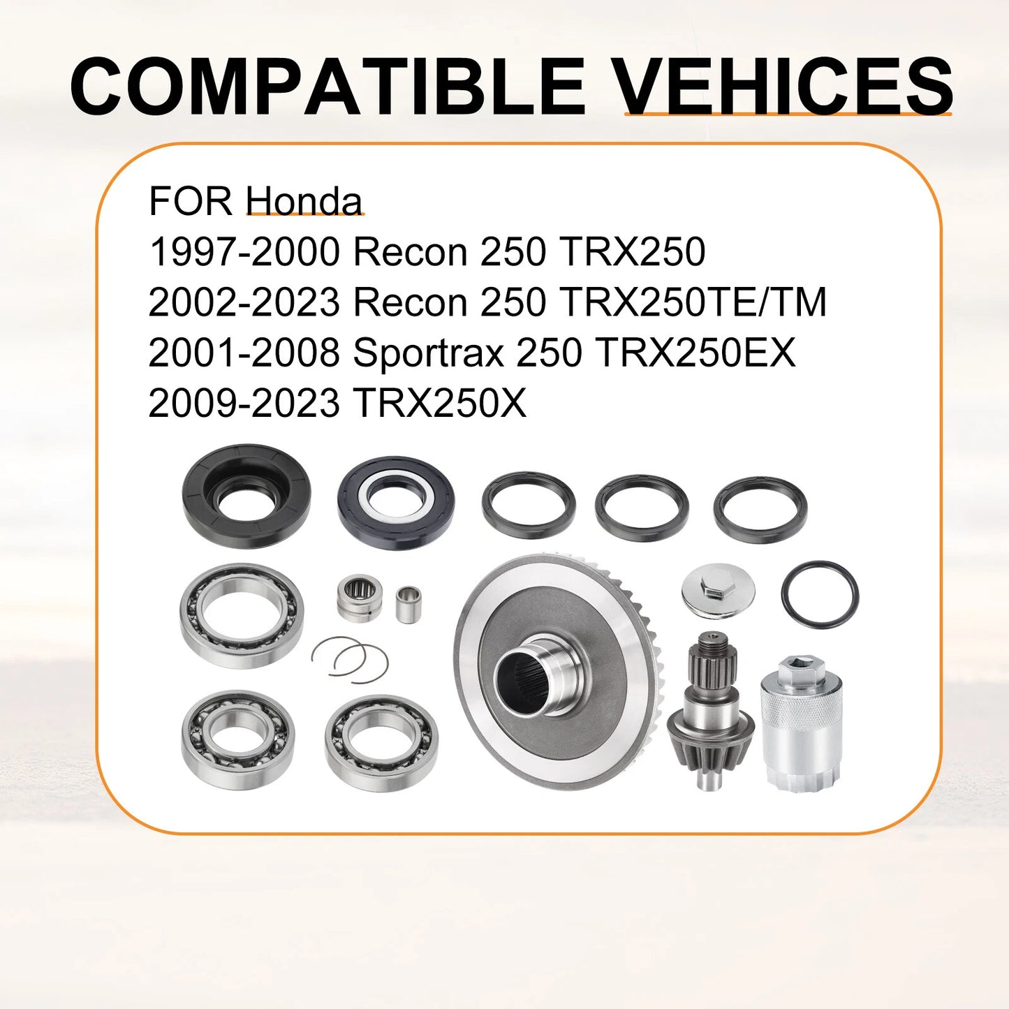 Rear Diff Ring Pinion Bearings for Recon 250 TRX250EX/TRX250X