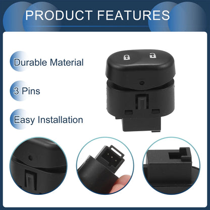 Car Door Lock Switch 1 Pair for Chevrolet Malibu 2008