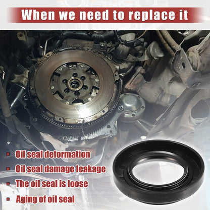 Crankshaft Seal for Toyota Land Cruiser 2007-2015 (2 x Seals)