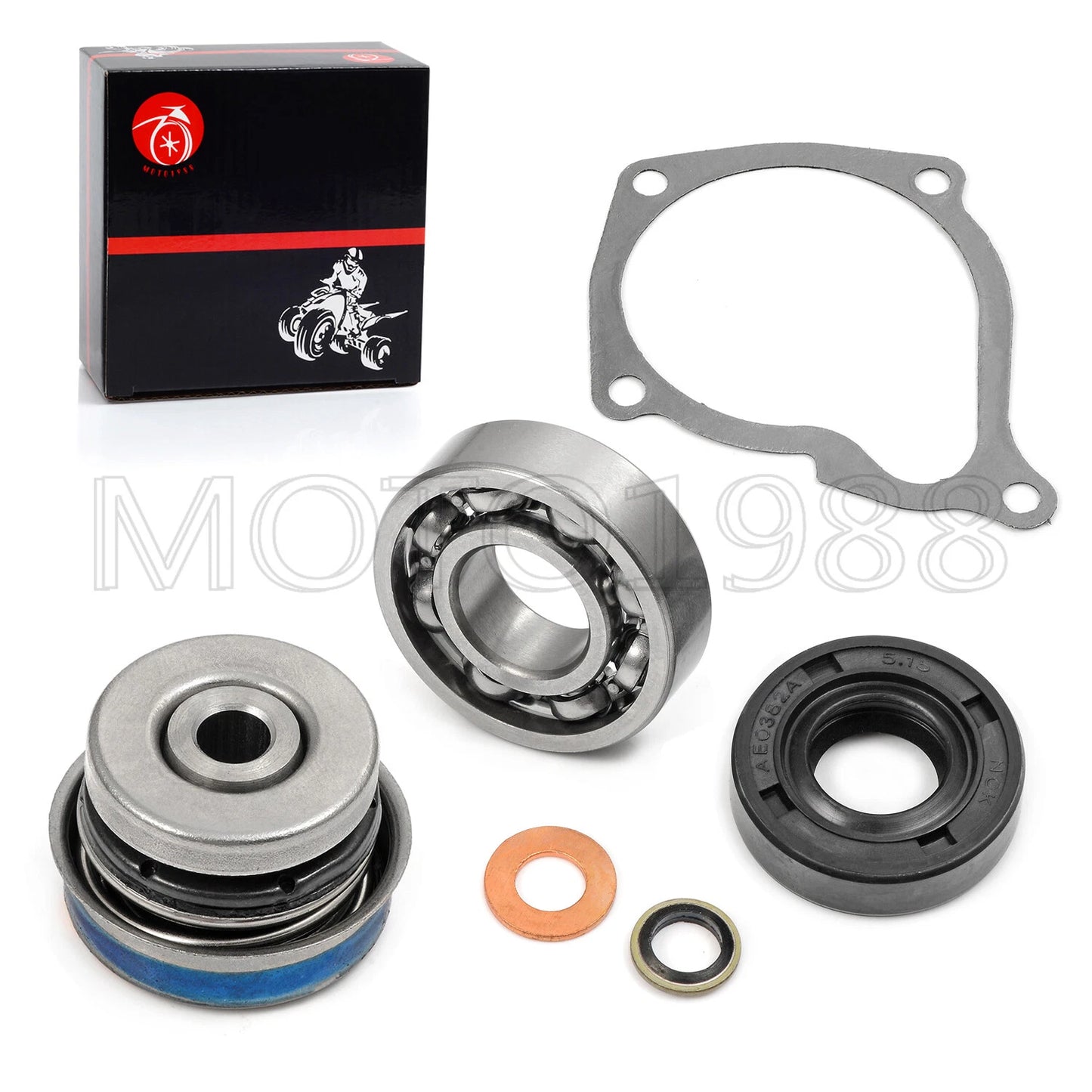 Water Pump Kit Impeller Bearing Seal Gasket for Polaris Sportsman (2001–2014)