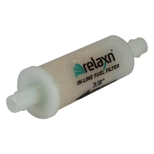 In-Line Fuel Filter for 2-Stroke/4-Stroke Outboard Engines, 10mm Hose Size