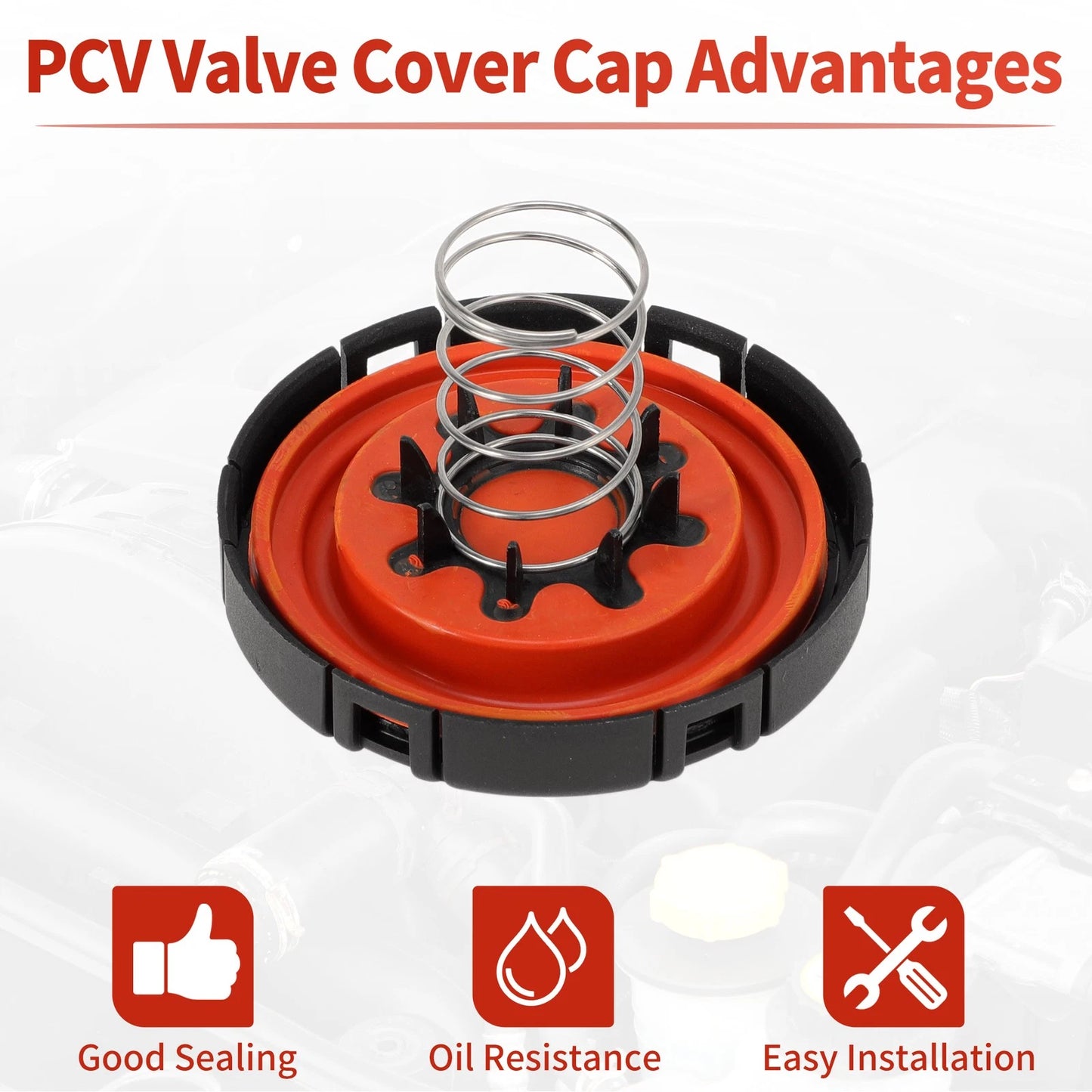 PCV Valve Cover Caps for Land Rover LR4, Jaguar XK (2010-2016)