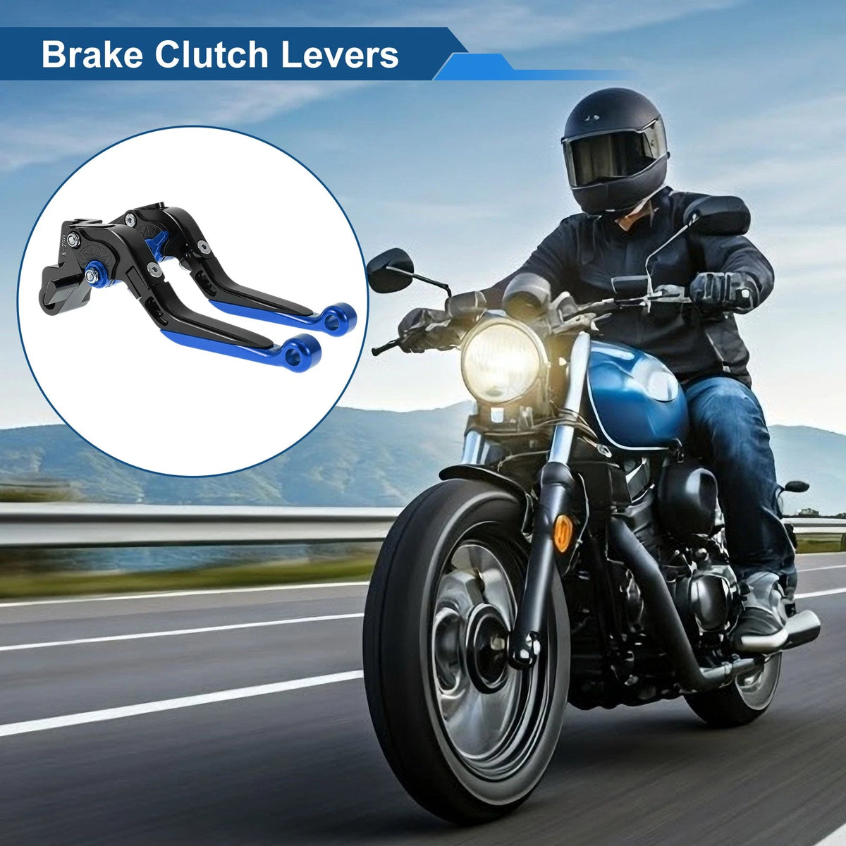 Lever Adjustable Brake/Clutch for Kawasaki NINJA650R (2009–2016)
