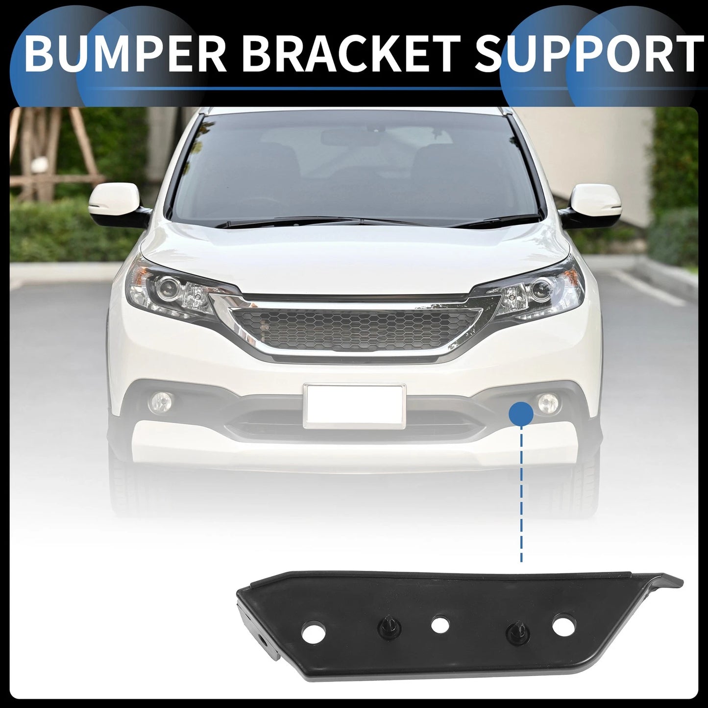 Left Front Bumper Retainer Bracket for Ford Fusion (2017-2020)