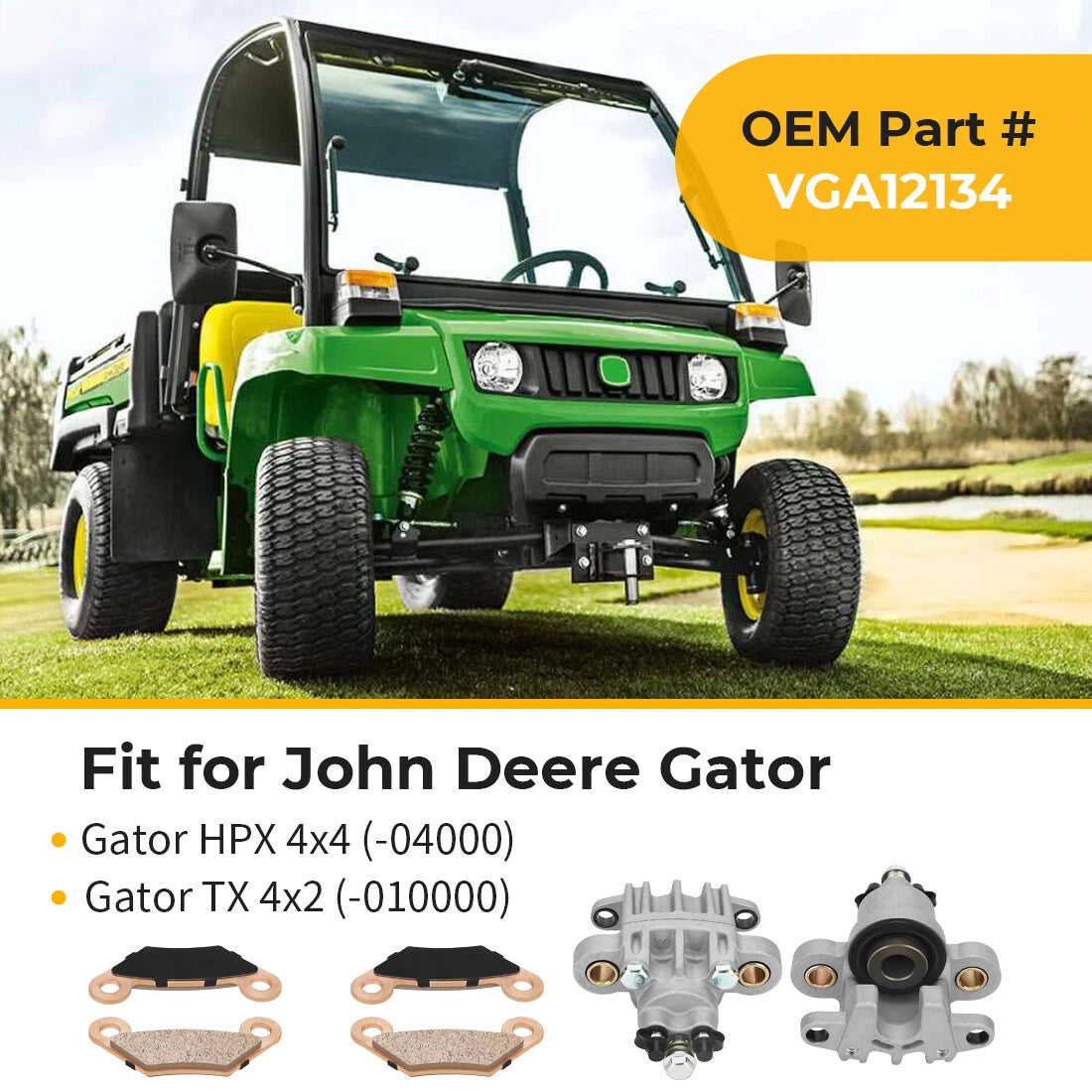 Disc Brake Caliper for John Deere HPX-TX Turf Gator