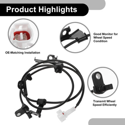 ABS Wheel Speed Sensor for Toyota Yaris (2007-2011) - 1 x Sensor