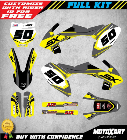 Custom Graphics Kit BASH Style Stickers for KTM 50 (2016-2022)