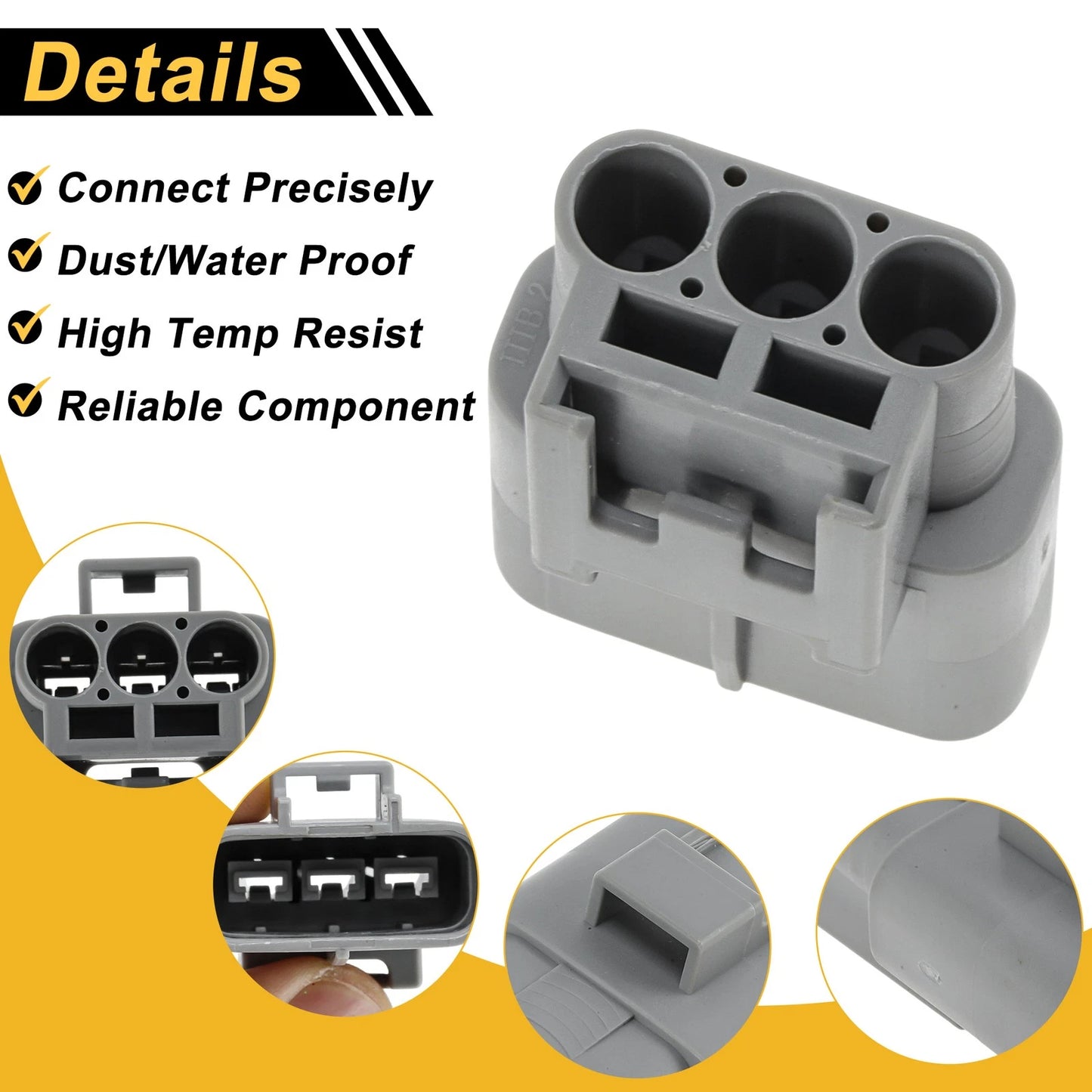 3 Pin Electric Fan Control Connector for Toyota (2000-2006)